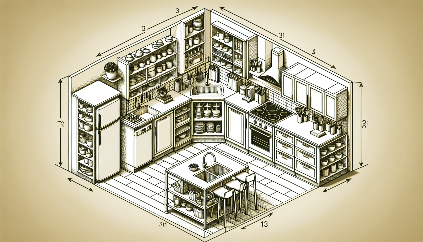 Beginner's Guide To Creating A Functional Kitchen Layout - Modern ...