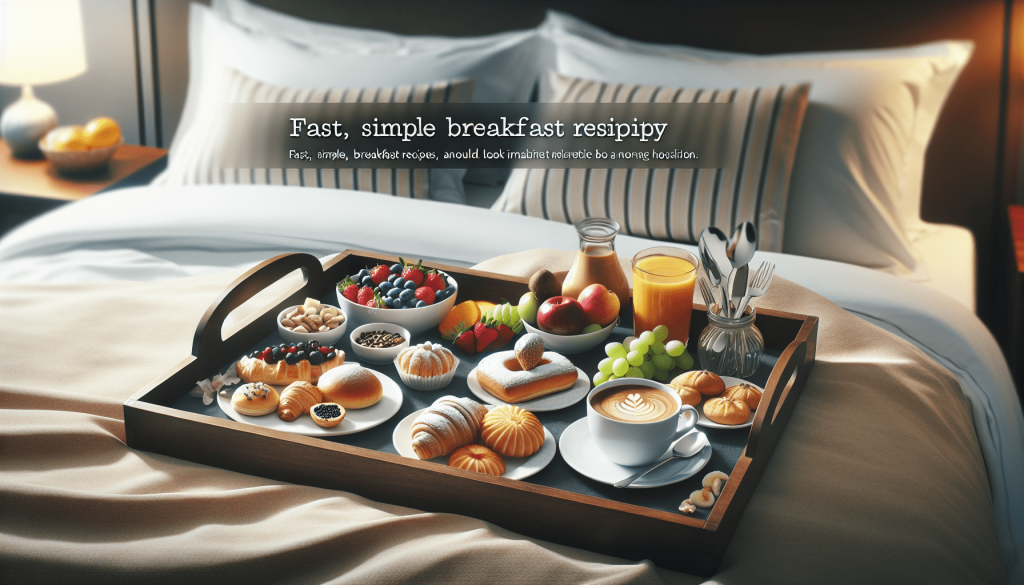 Quick And Easy Breakfast Recipes For Overnight Guests