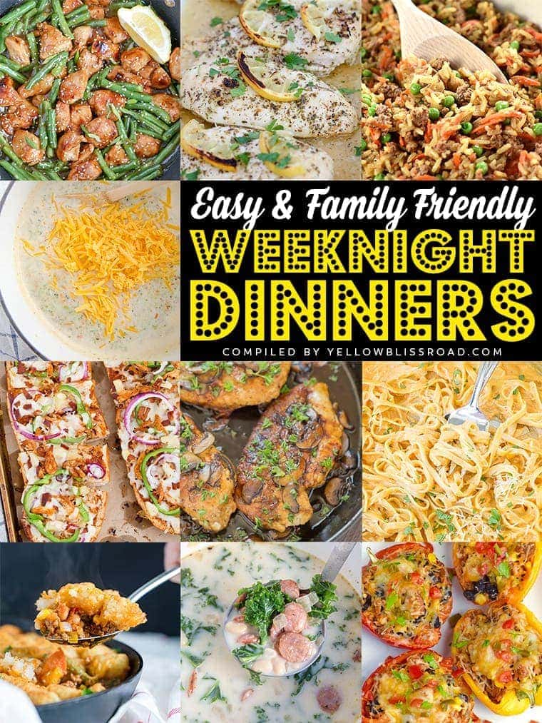 Quick And Easy Weeknight Dinner Recipes For Busy Families